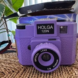 Holga 120N Violet Hollywood holgawood Medium Format Film Camera